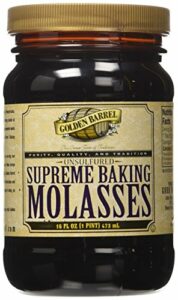 Golden Barrel Unsulphured Supreme Baking/Barbados molasses, 16 Ounce
