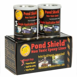 Pond Armor SKU-SKYBLUE-QT-R Non-Toxic Pond Shield Epoxy Paint, 1.5-Quart, Sky Blue