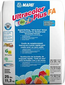 MAPEI 25LB ULTRACOLOR Plus FA - All in ONE Grout (Frost (25LB Bag))